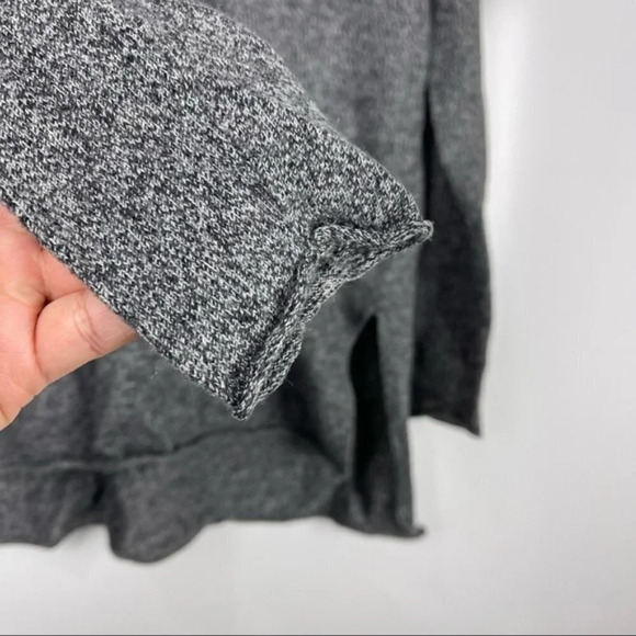 Aritzia Babaton Wool Linen Blend V-Neck Sweater Grey Women’s Size Small - Picture 5 of 11